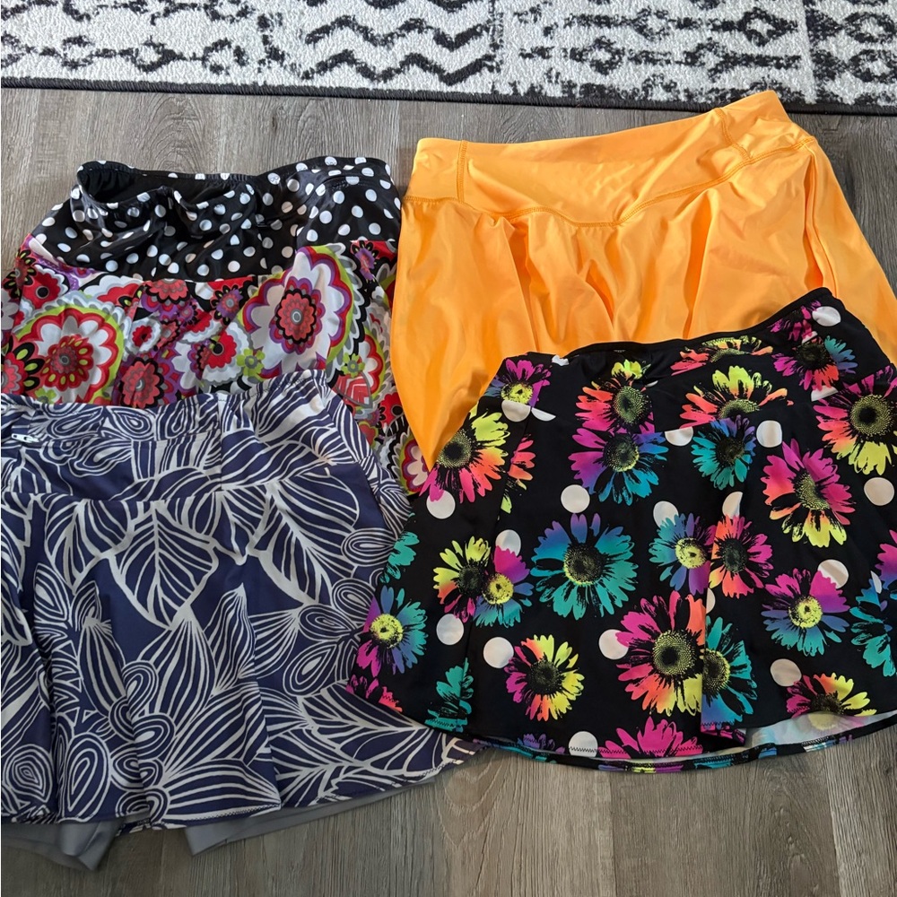 Colorful Patterned Skirts Set